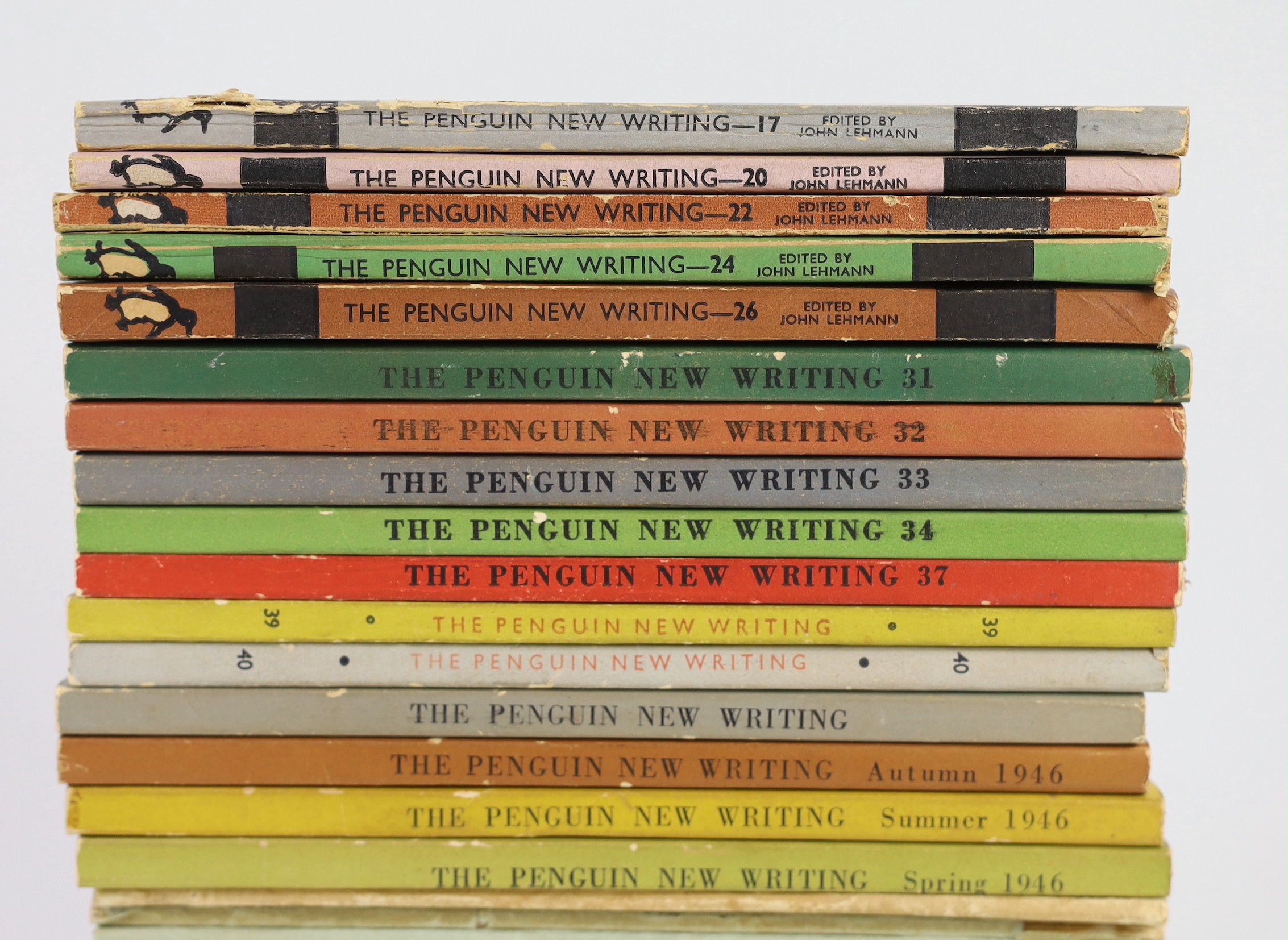 20th century Poetry and Prose - Gardiner, Wrey (editor) - Poetry Quarterly, 35 issues - 1942 Summer; 1943 Winter; 1944 Summer, Autumn, Winter; 1945, 1947-49,1951-52, Spring, Summer, Autumn, Winter; 1946 & 1950 Spring, Su